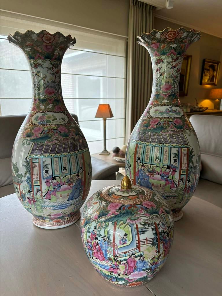 Chinese vazen, Ophalen