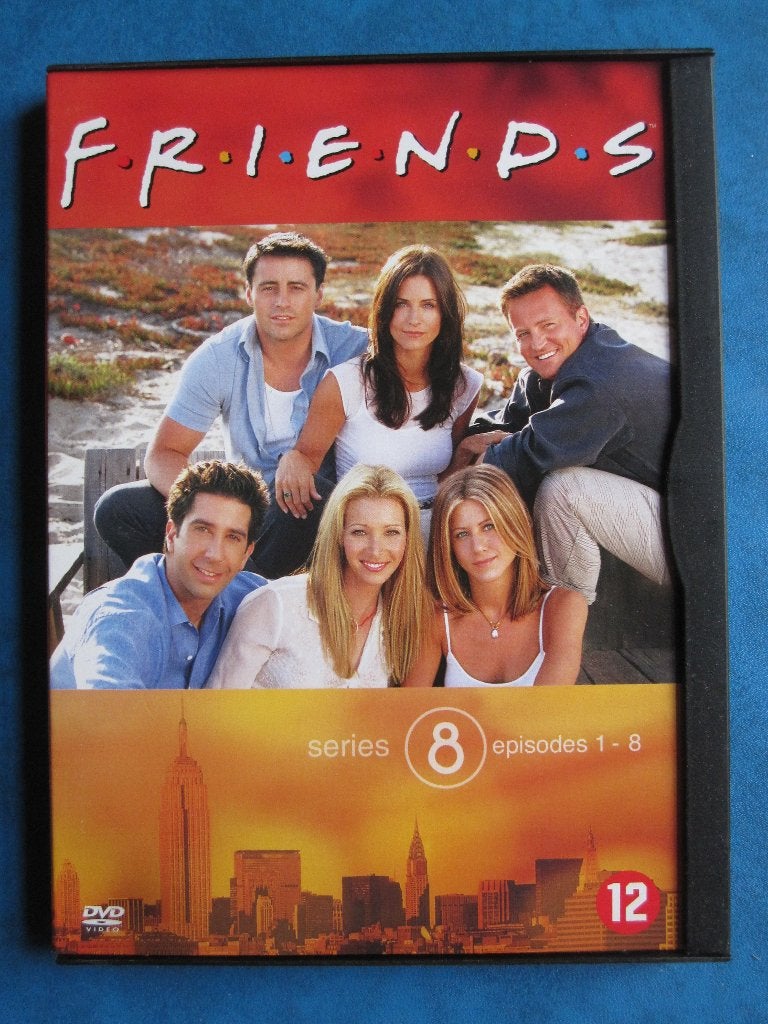 Friends, série 8, épisodes 1 à 8, CD & DVD, DVD | TV & Séries télévisées, À partir de 12 ans, Enlèvement ou Envoi, Comme neuf