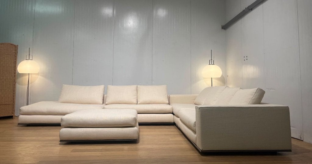 Minotti Hamilton 5-delige Set – Nieuw Gestoffeerd NP 37.500, Huis en Inrichting, Hoekbank, Ophalen of Verzenden, Vierpersoons of meer