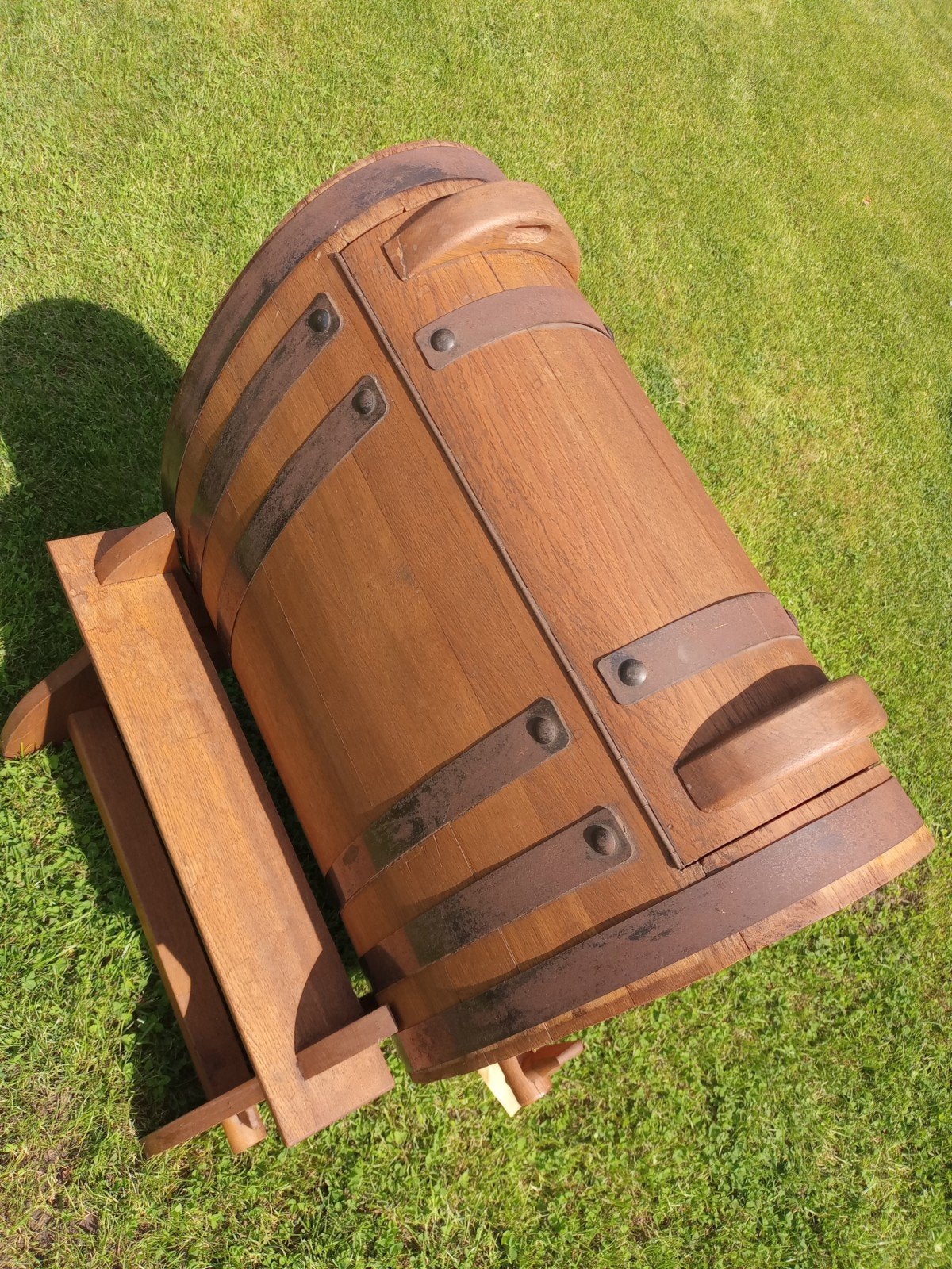 Houten vat- koelvat, Ophalen
