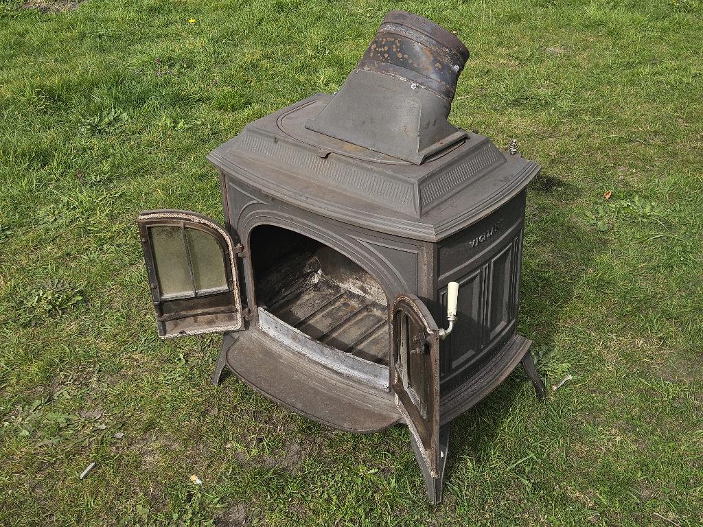 Vermont Castings Vigilant kachel, Huis en Inrichting, Kachels, Ophalen, Gebruikt, Houtkachel, Vrijstaand