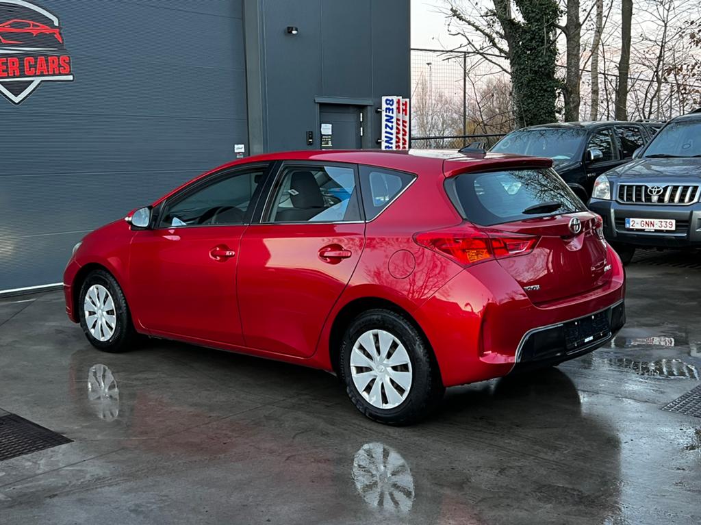 Toyota Auris 1.4D 99gCo2 Navi Airco 1Ste Eigenaar, Autos, Rouge, Euro 5, Airbags, Entreprise