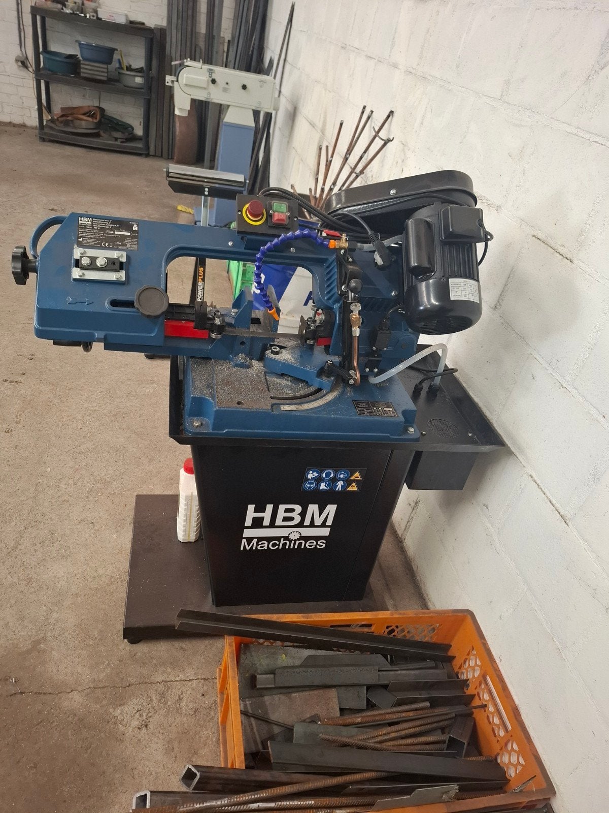 lintzaag, Enlèvement, Comme neuf, Scie à ruban, HBM machines