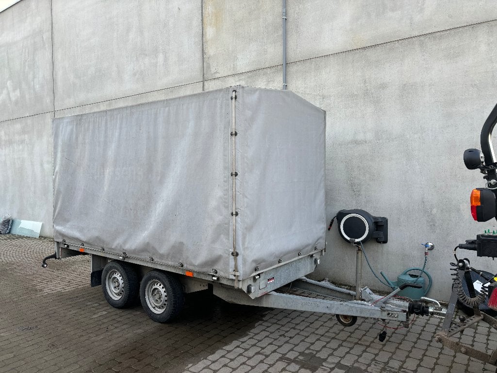 Eduard plateauwagen 306x160cm 2000kg met huif, Auto diversen, Ophalen, Gebruikt