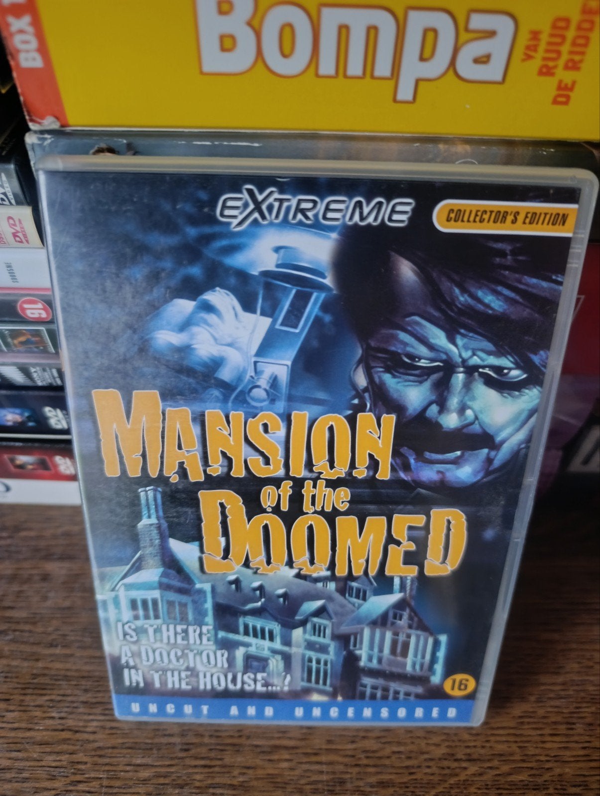 dvd Mansion of the damned, Ophalen of Verzenden