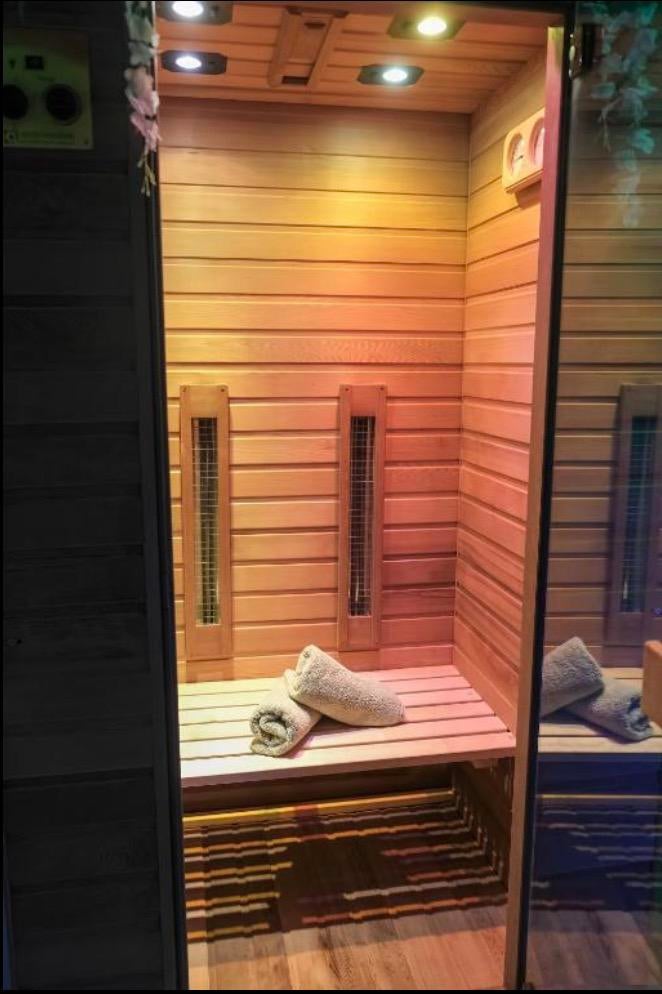 Sauna infrarouge 2 personnes, Sports & Fitness, Enlèvement, Comme neuf, Infrarouge