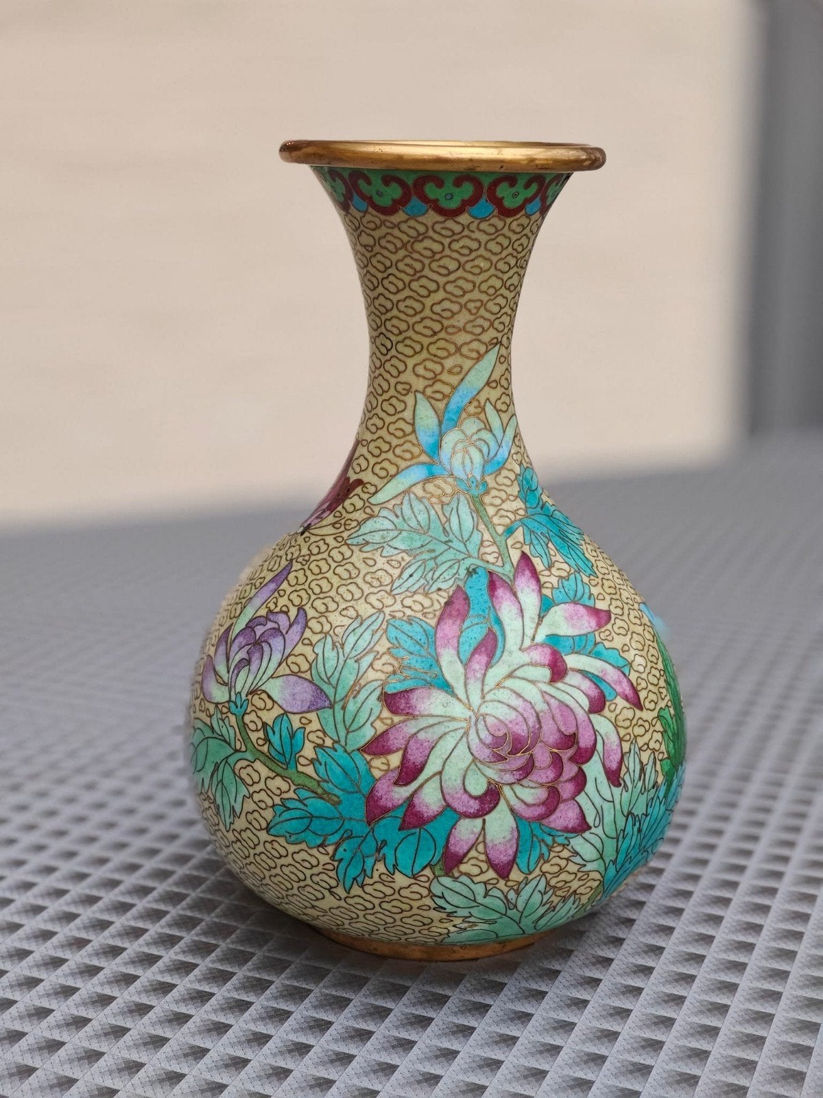 Chinese cloisonné vaas, Antiek en Kunst, Ophalen