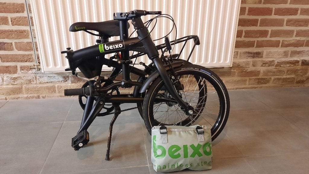 Set Beixo Crosstown plooifietsen mat zwart, Velgrem, 16 tot 18 inch, Versnellingen, Zo goed als nieuw