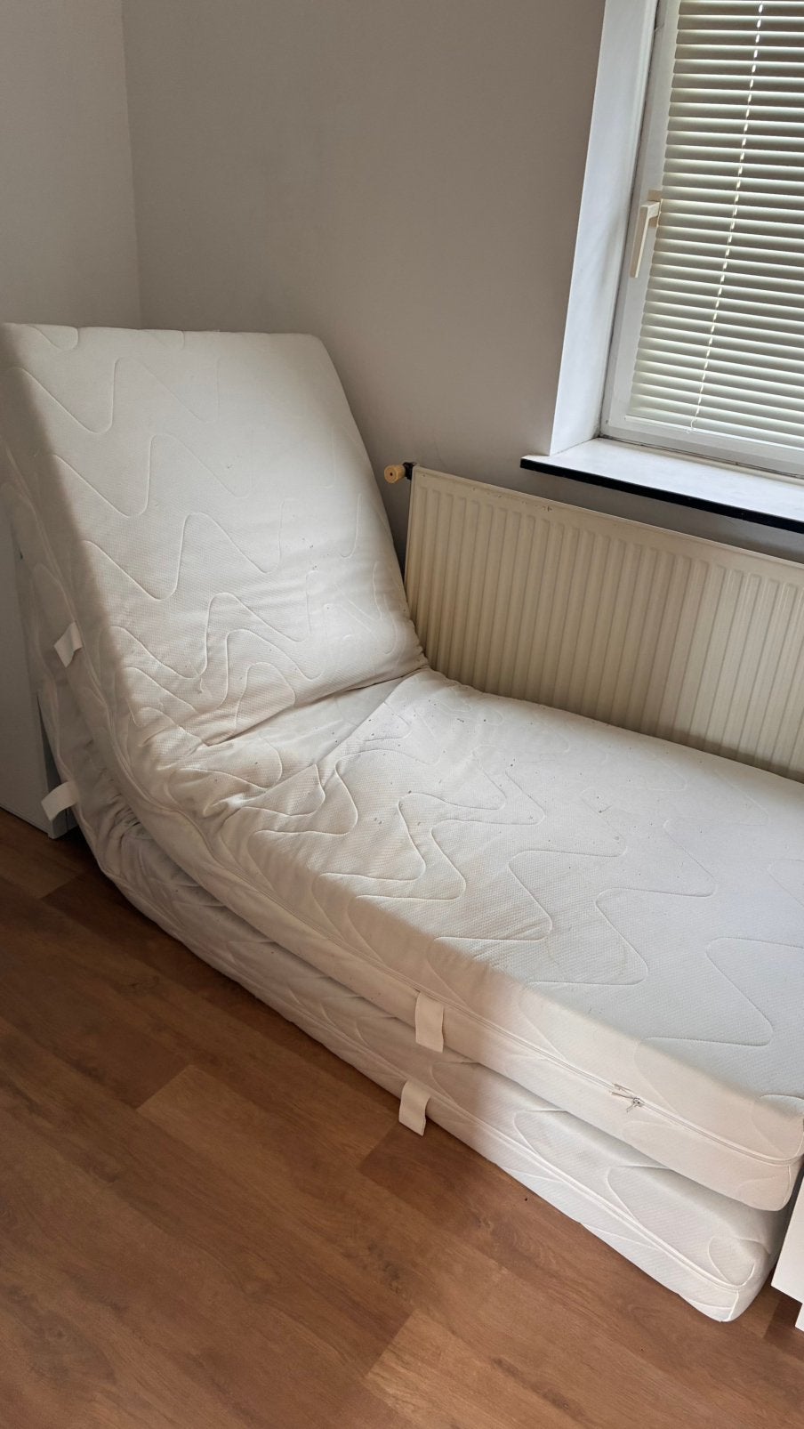 2x 1 persoons matrassen, Huis en Inrichting, Ophalen, Gebruikt, 190 cm of minder, Eenpersoons