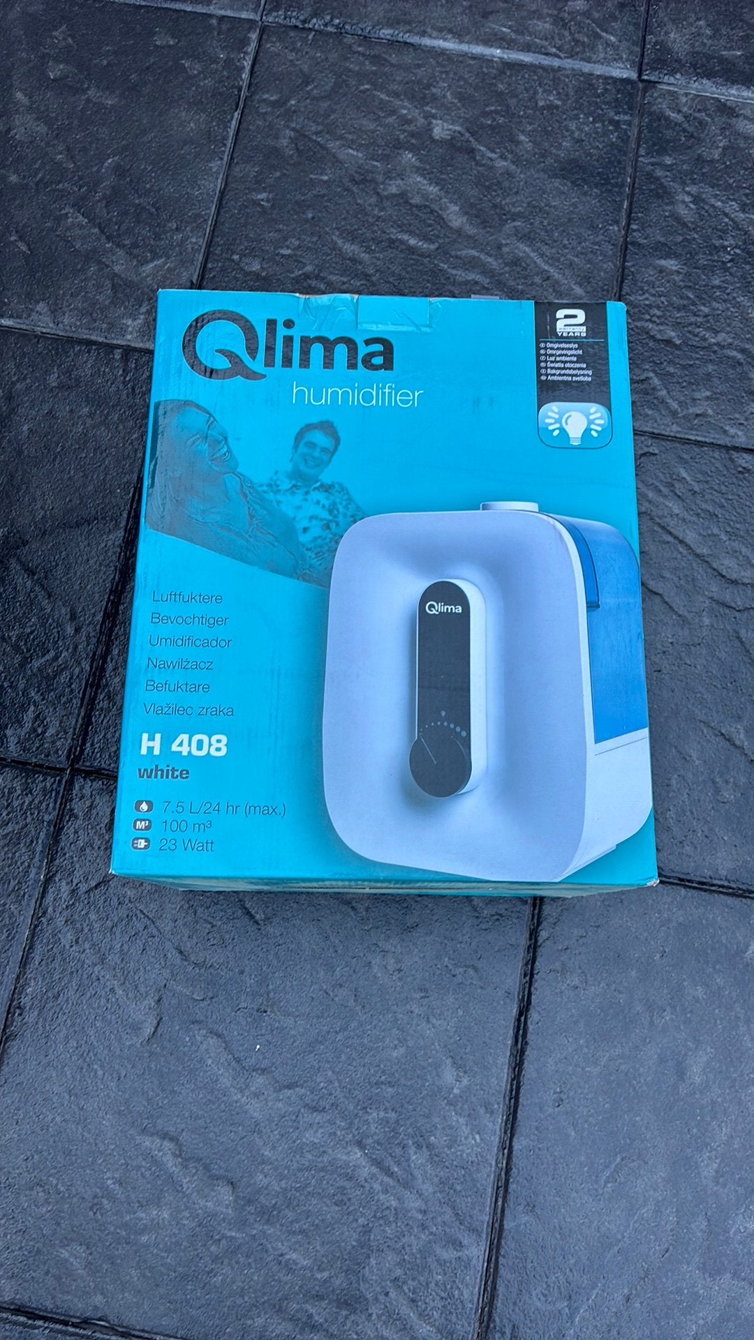 Qlima H408 Luchtbevochtiger – Nieuw in doos – €75, Ophalen, Nieuw