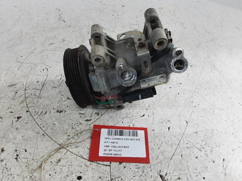 AIRCO POMP Opel Combo Life / Tour (01-2018/-) (9810349980), Gebruikt, Rue de l'Espoir 34 34
4030  GRIVEGNÉE, BE, Info@Collignon.be