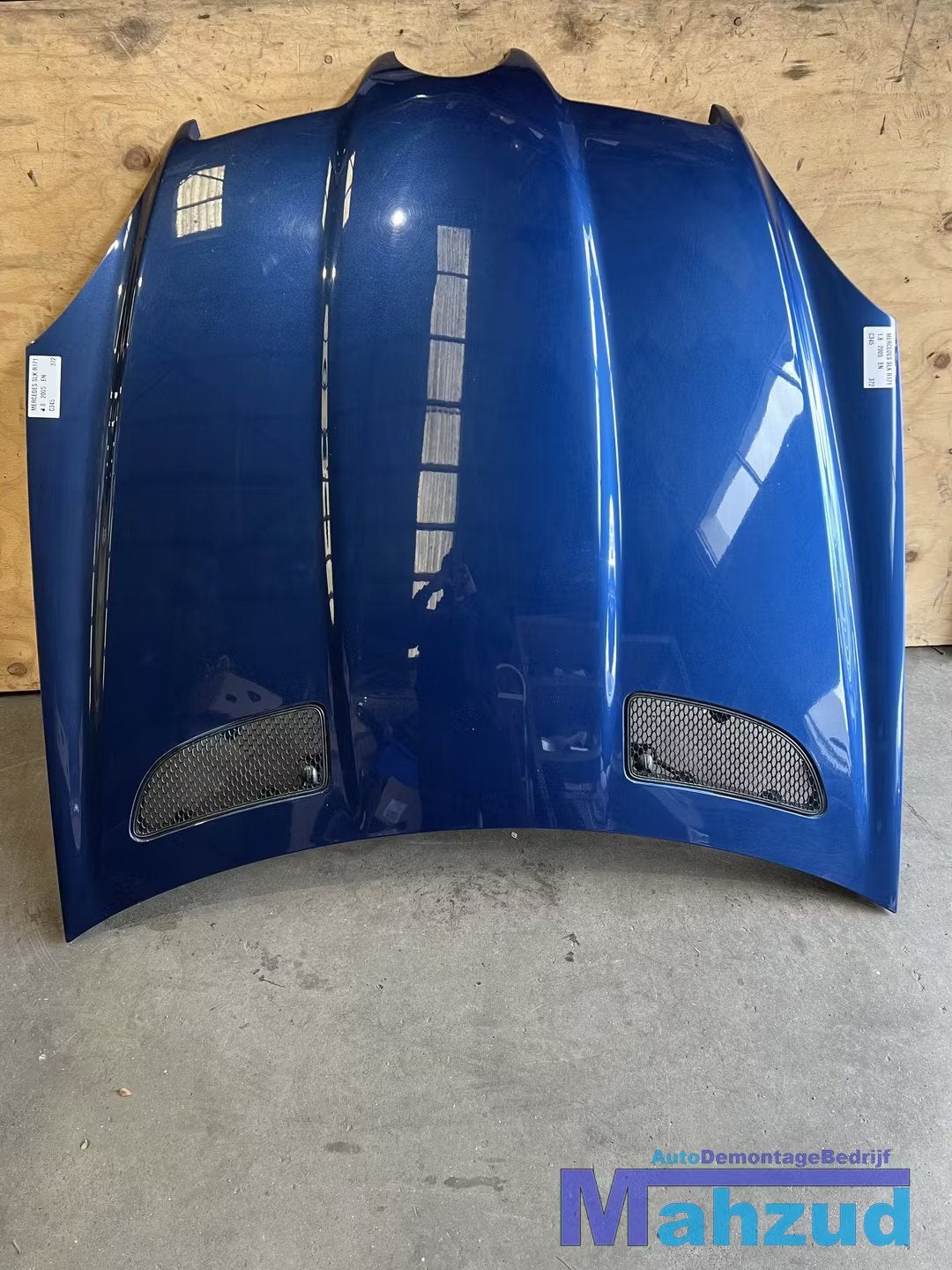 MERCEDES SLK R171 Blauw C345 motorkap 2005-2011, Mercedes-Benz AG, Mercedes-Benz, Utilisé, Mercedesstrasse 120
70372  Stuttgart, DE
