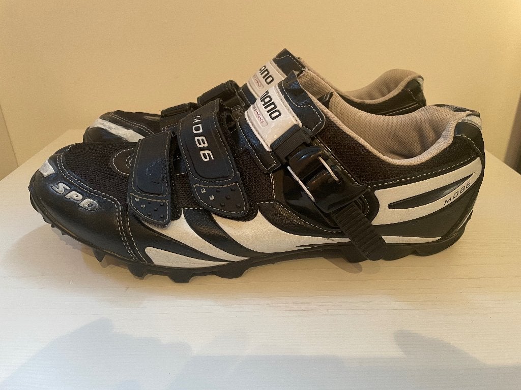Shimano M086 MTB fietsschoenen maat 45, Ophalen of Verzenden, Gebruikt