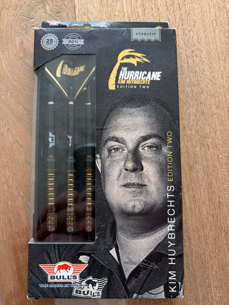 dartspijlen kim Huybrechts, Sport en Fitness, Ophalen of Verzenden, Zo goed als nieuw, Pijlen