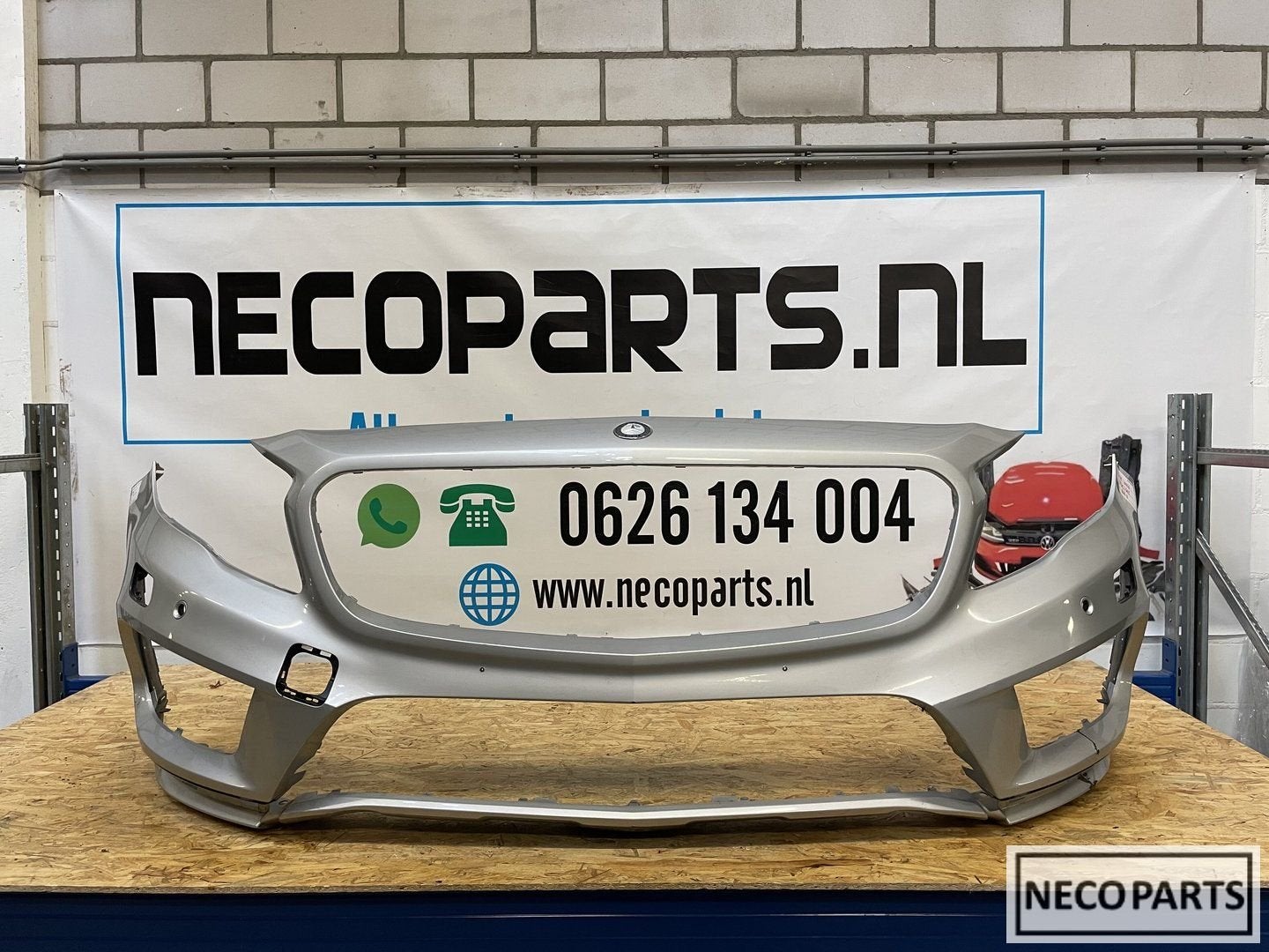 GLA W156 AMG BUMPER VOORBUMPER ORIGINEEL PDC KLS, Gebruikt, -, Ophalen of Verzenden, -