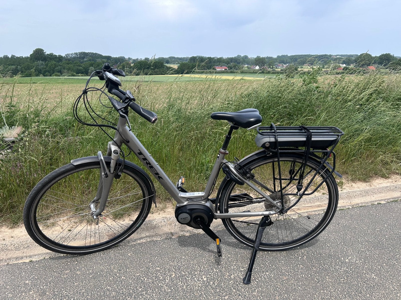 TREK electrische damesfiets, Fietsen en Brommers, Gebruikt, 51 tot 55 cm, 50 km per accu of meer, Ophalen