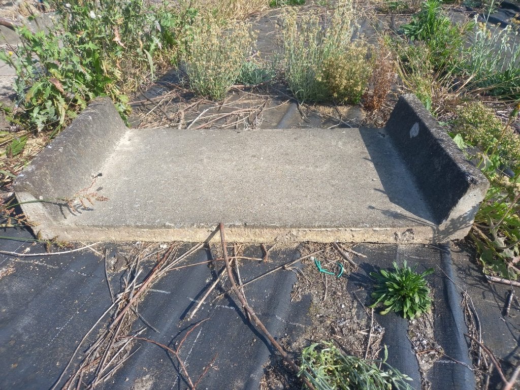Betontegel, Ophalen, Gebruikt