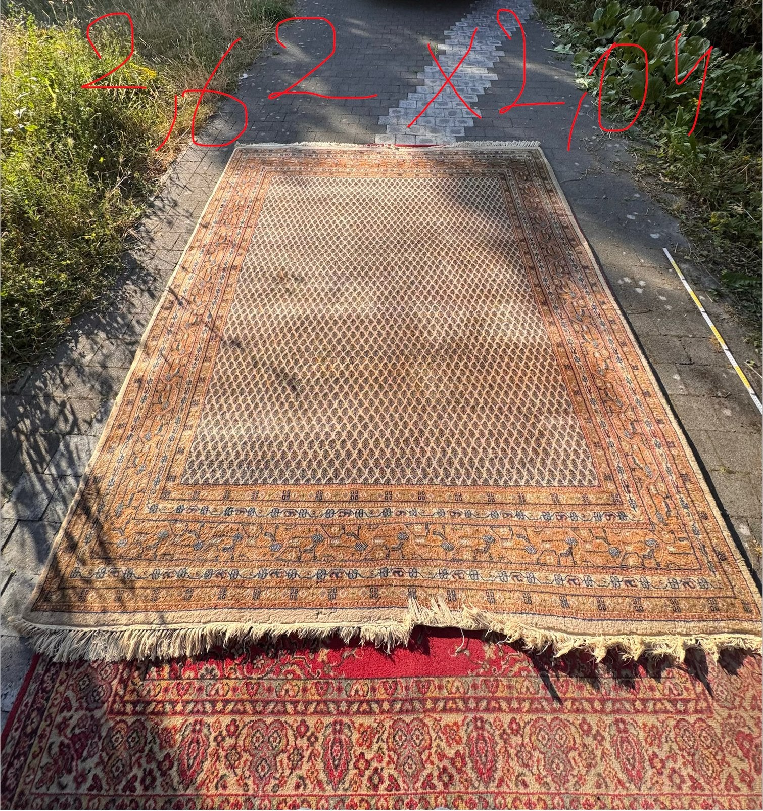 Oosters tapijt, Ophalen