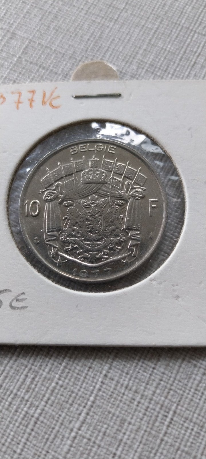 10 frank 1977 vlaams, Ophalen of Verzenden, Metaal, Losse munt