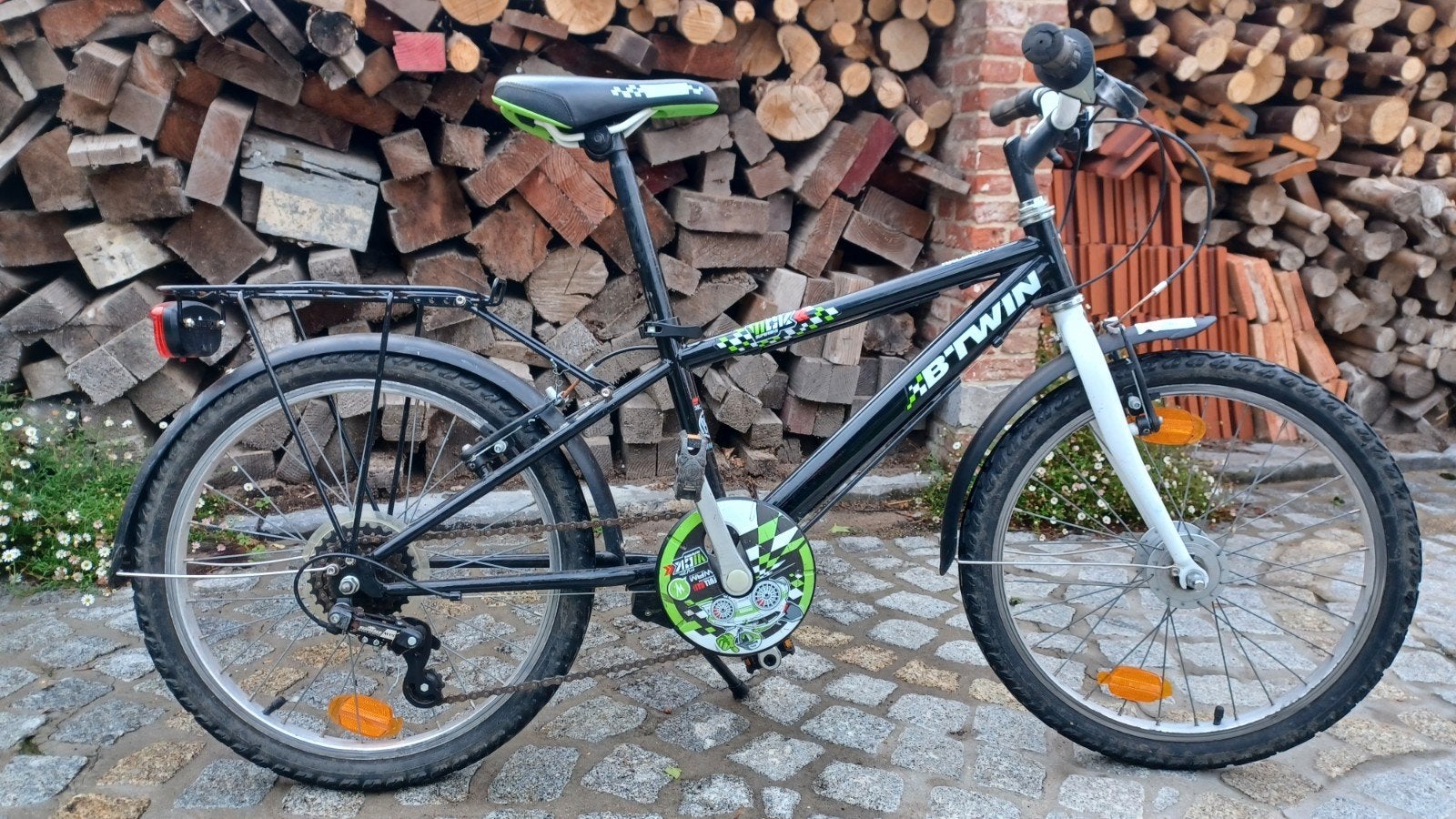 jongensfiets 20 inch, Fietsen en Brommers, Ophalen, Gebruikt, Velgrem, B,twin