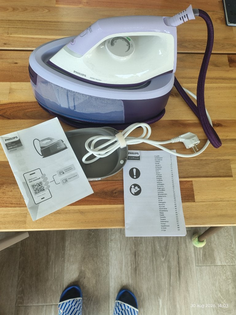 Philips Stroomstrijkijzer 3000 series, Elektronische apparatuur, Strijkijzers en Strijkplanken, Ophalen, Zo goed als nieuw, Strijkijzer met snoer