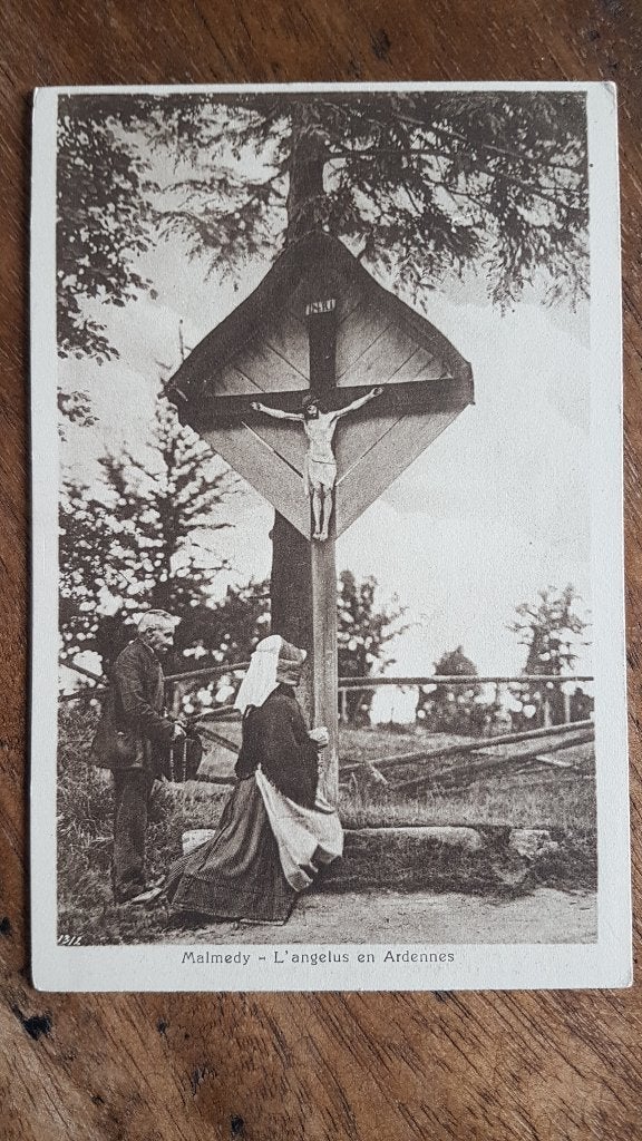 Carte postale Malmedy l'Angelus en Ardennes, Enlèvement ou Envoi, 1920 à 1940, Non affranchie, Liège