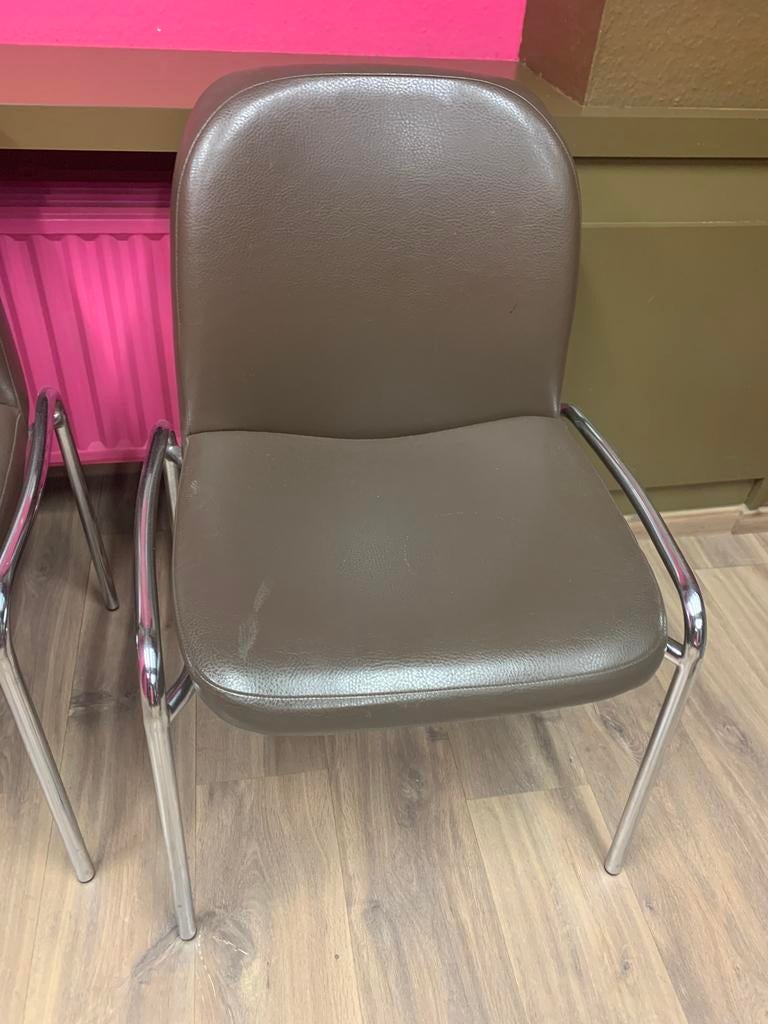 Chaise en cuir vintage, Autres couleurs, Vintage, Enlèvement, Cuir