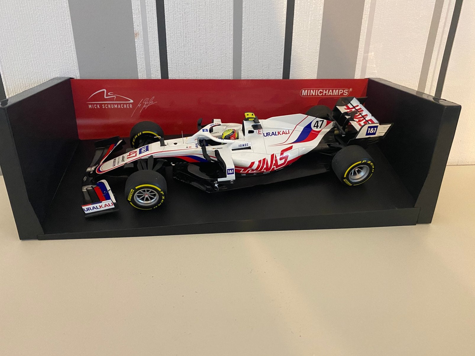 Formule 1 Haas team VF21 (1/18), Ophalen, Zo goed als nieuw