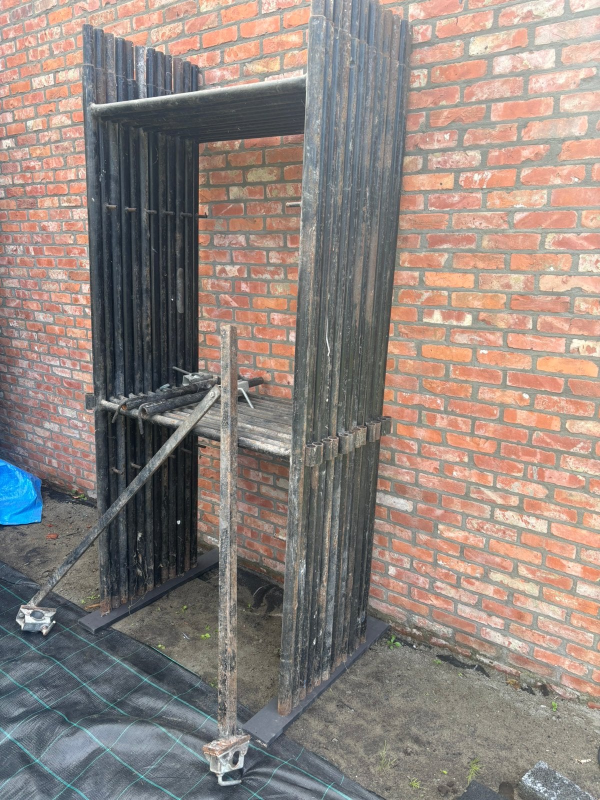 Gevelstelling, Doe-het-zelf en Bouw, Ophalen, Gebruikt, Gevelsteiger, 5 meter of hoger