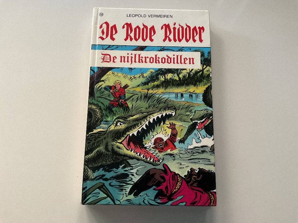 De rode ridder de nijlkrokodillen, Enlèvement ou Envoi, Fiction, Leopold Vermeiren., Utilisé