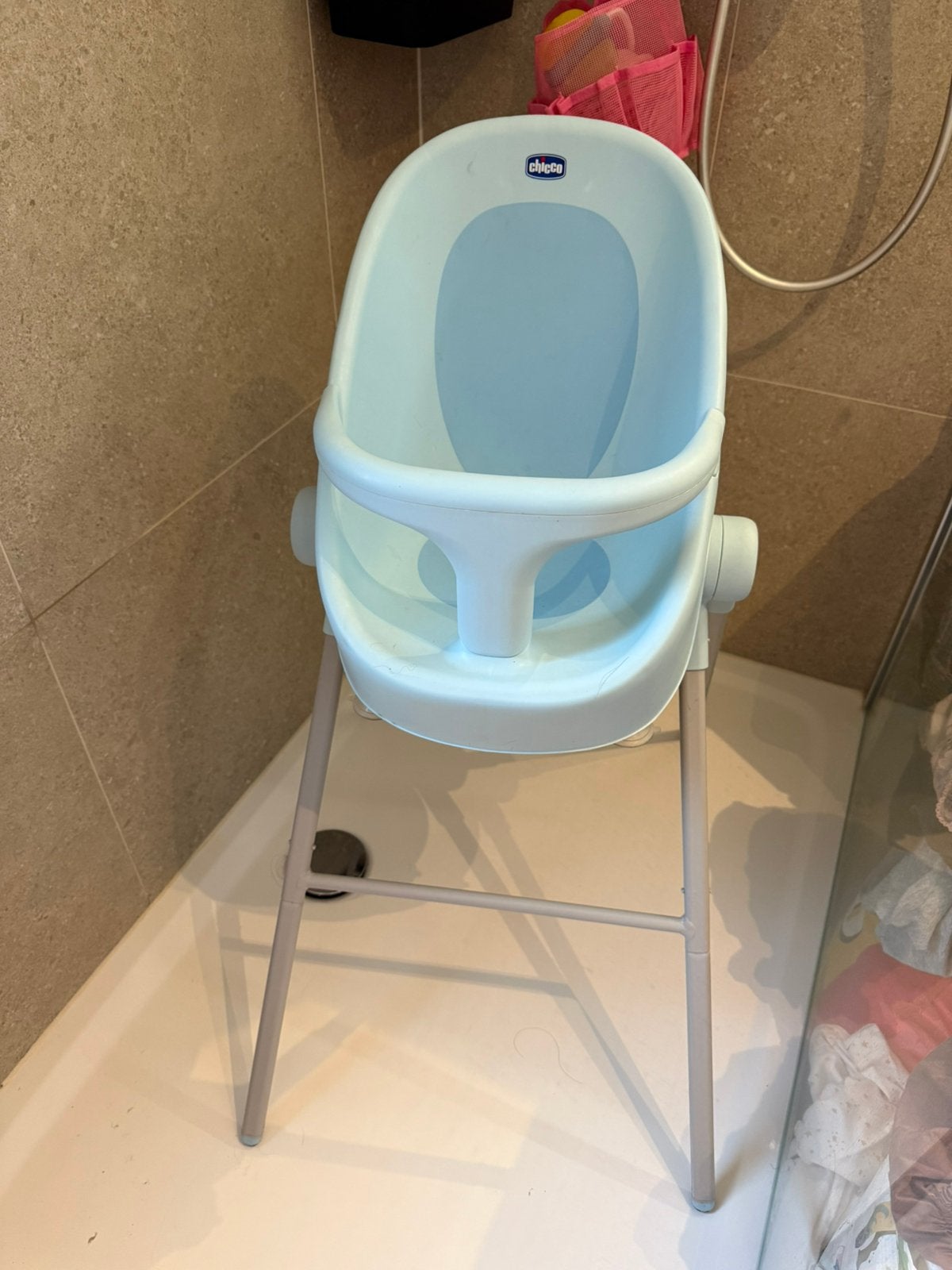 Chicco bubble nest douchestoel, Ophalen, Zo goed als nieuw