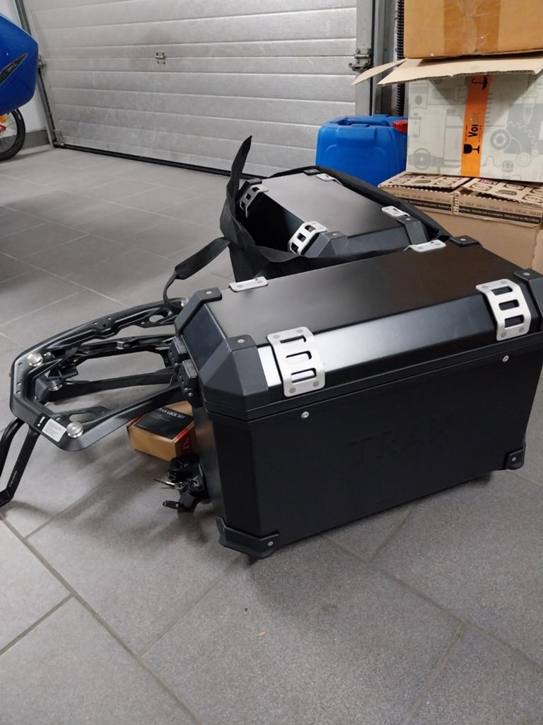 Alu kofferset sw motech Trax, Ophalen, Zo goed als nieuw