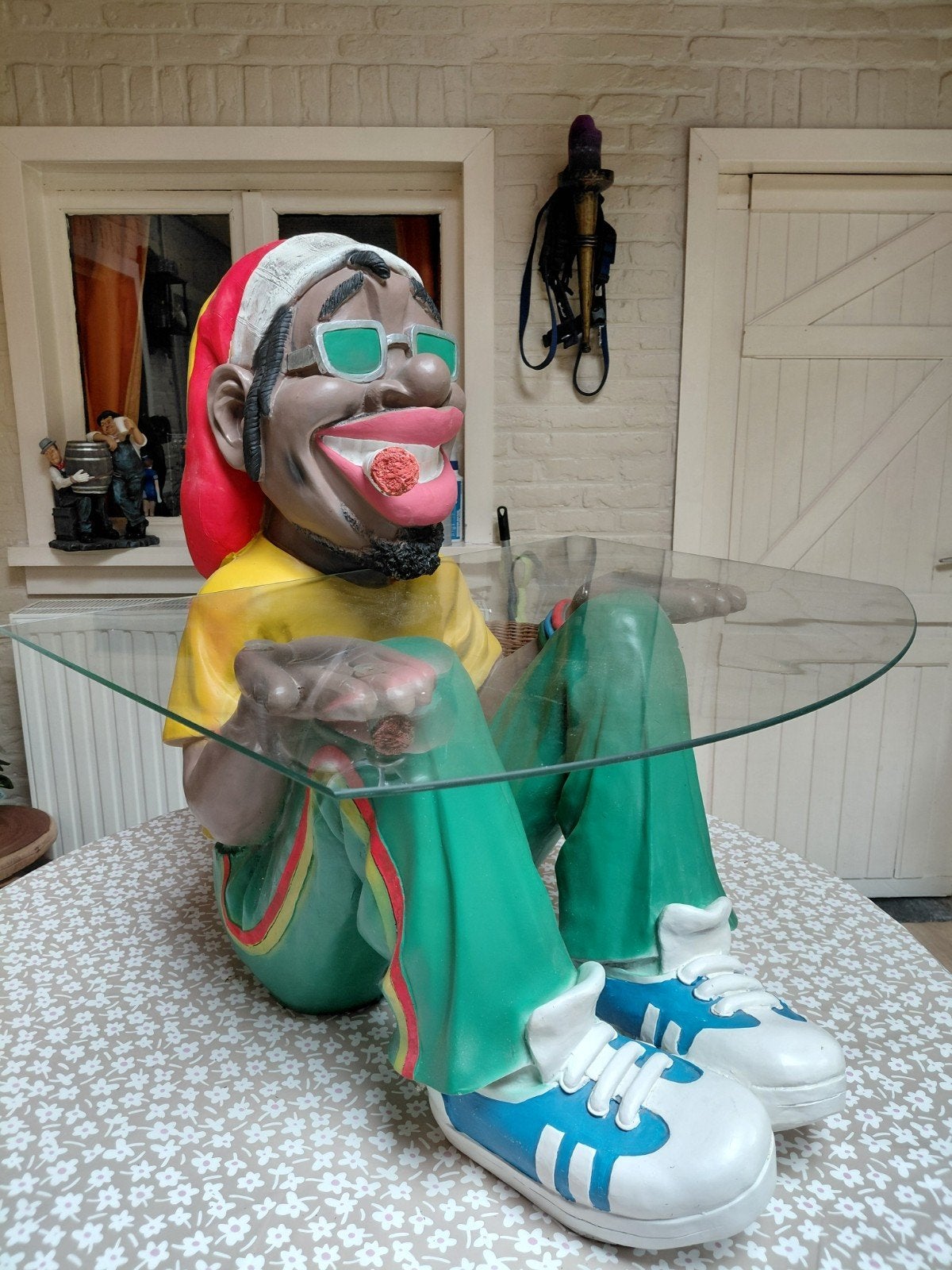 Tafel Rasta Man Bob Marley, Ophalen