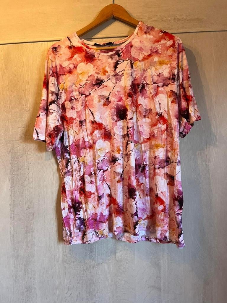 tshirt roze clarina e5 stretch 48, Kleding | Dames, Grote Maten, Zo goed als nieuw, Roze, Clarina e5 mode, Shirt of Top