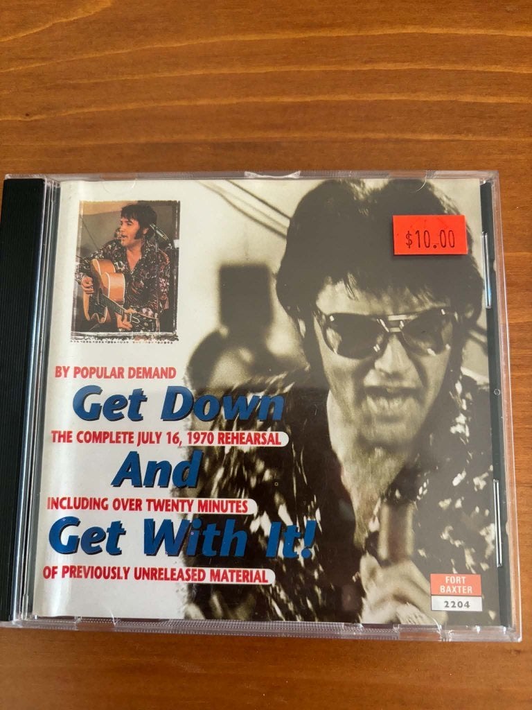 Elvis bootleg cd, Get down and get with it, van Fort Baxter, Enlèvement ou Envoi, Comme neuf, Rock 'n' roll, Import