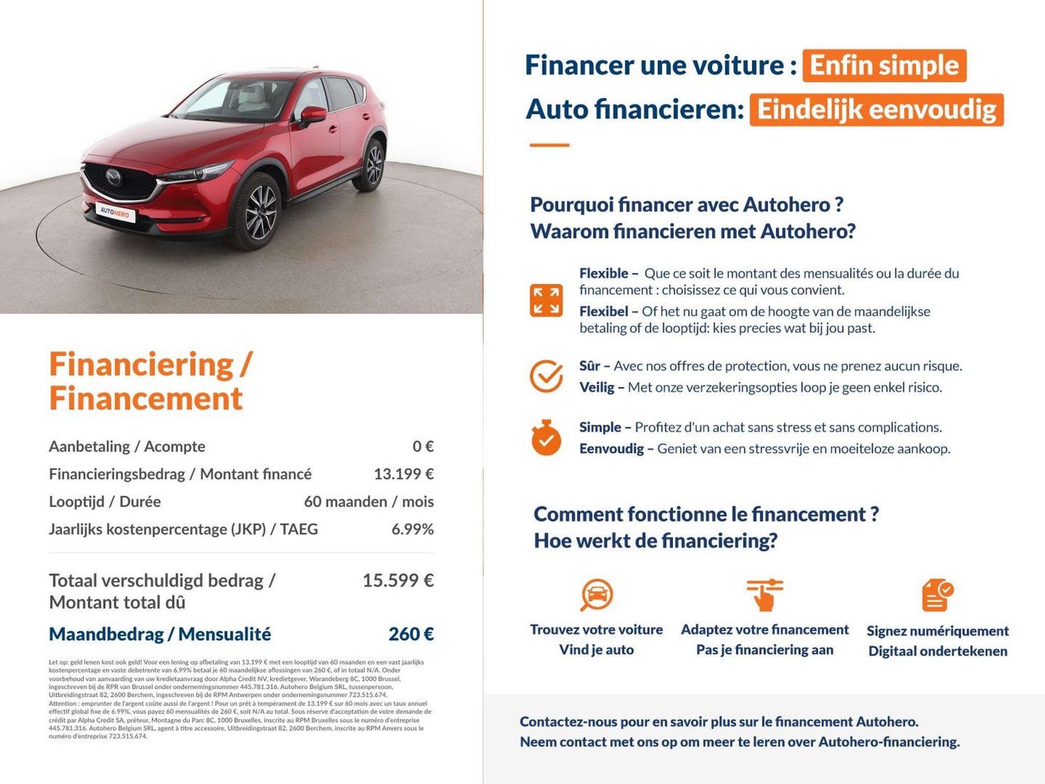 Mazda CX-5 2.2 Turbodiesel Exceed AWD (automatique), Autos, Mazda, Achat, 1535 kg, https://public.car-pass.be/vhr/ff0a6faa-7f29-4b3e-92f0-0257c504cbca