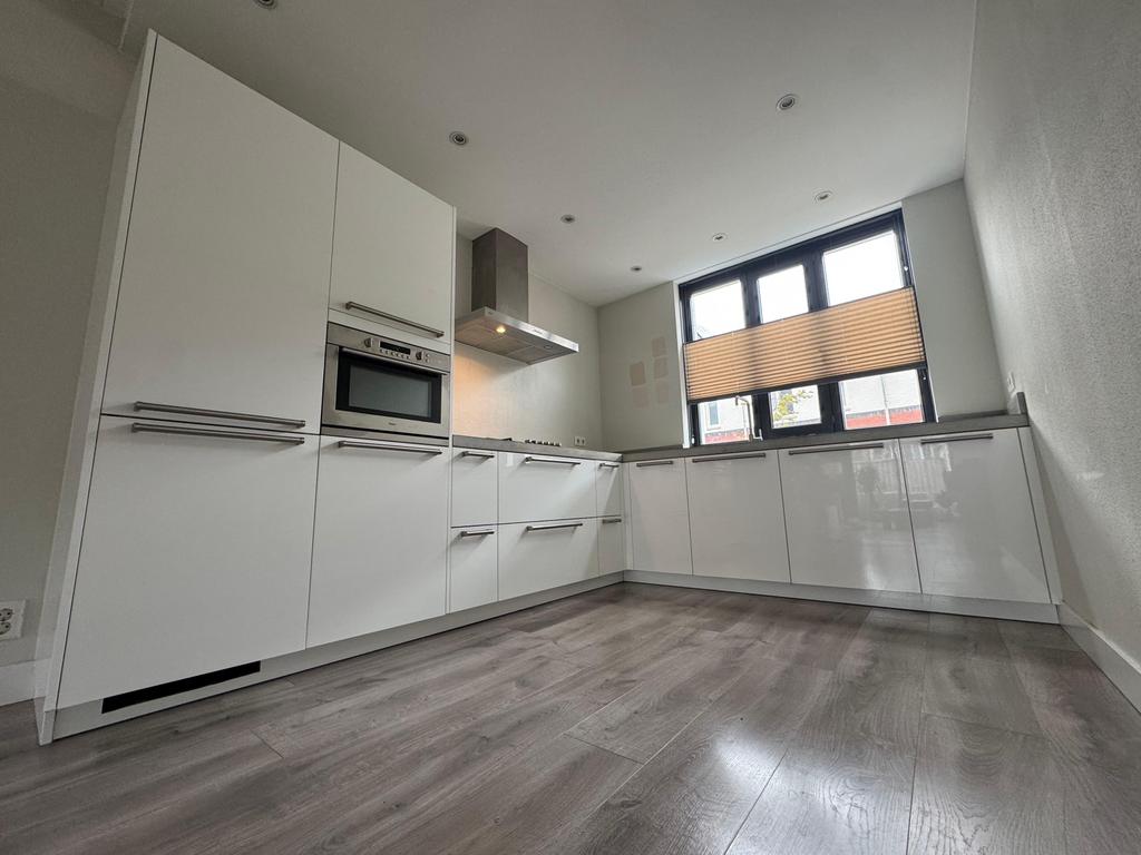 Cuisine d'angle complète en béton + équipement + DÉMONTÉ, Maison & Meubles, Enlèvement ou Envoi, Brillant ou Laqué, Blanc, Autres matériaux