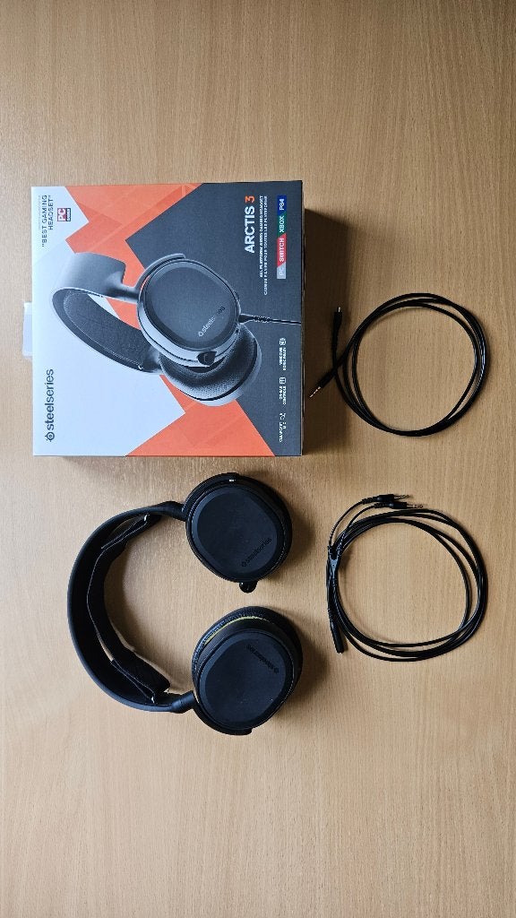 steelseries arctis 3, Computers en Software, Headsets, Ophalen, Gebruikt, Mute-functie, Bedraad