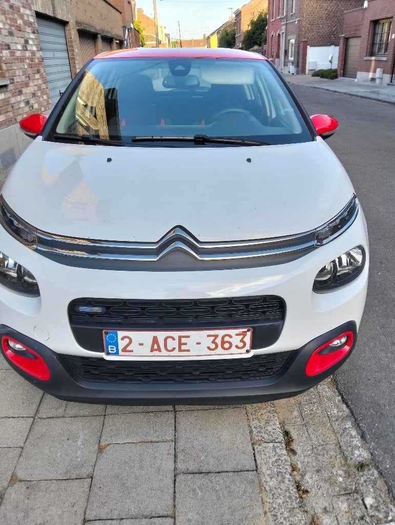 Blanche et rouge Citroën c3, Achat, 82 kW, Noir, Aide au démarrage en côte