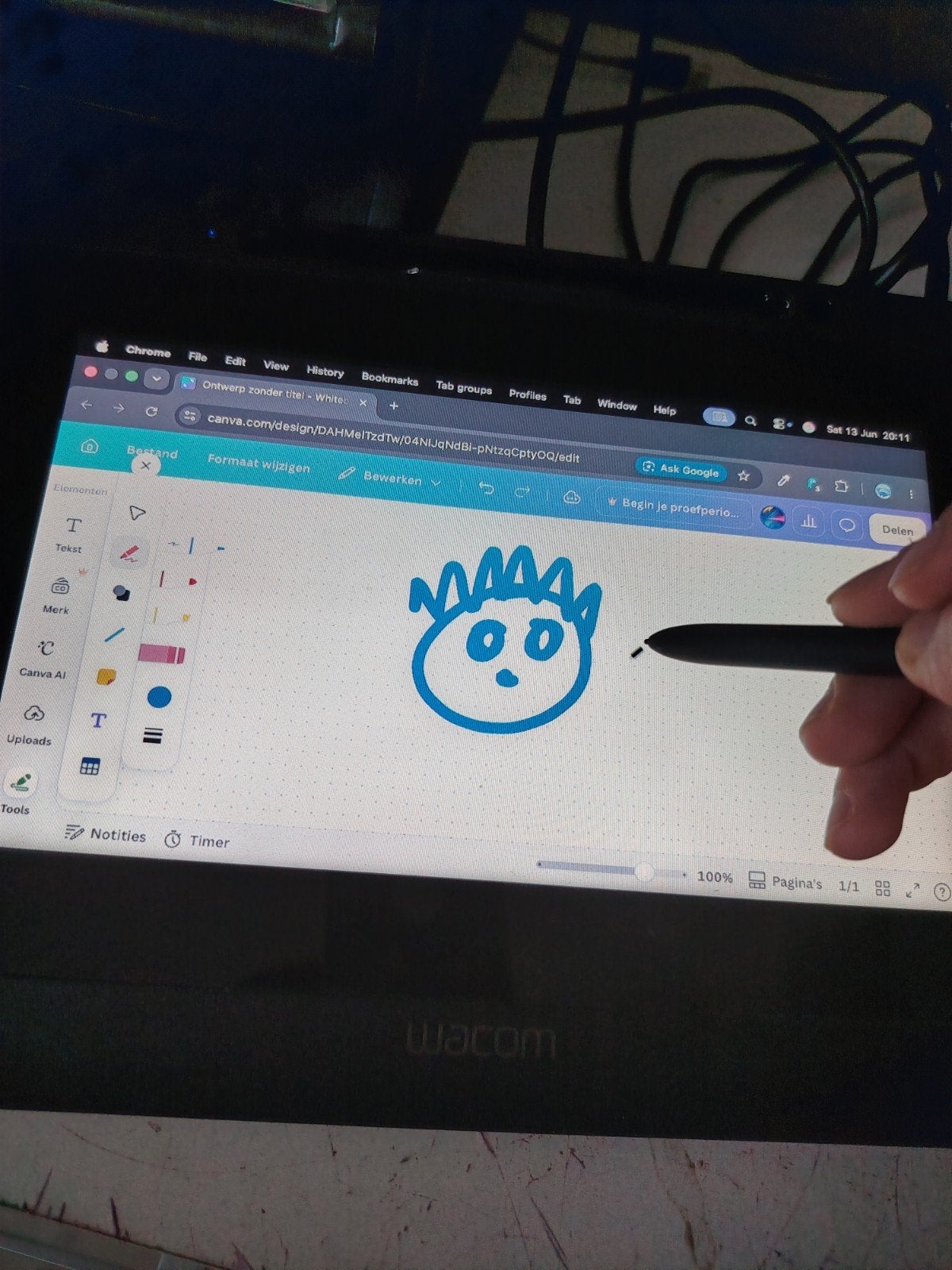 Wacom grafisch tablet, Ophalen of Verzenden
