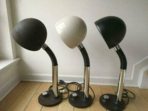 1 Grande Lampe Metal Bauhaus vintage (x3), Vintage, Enlèvement, Marron, Métal