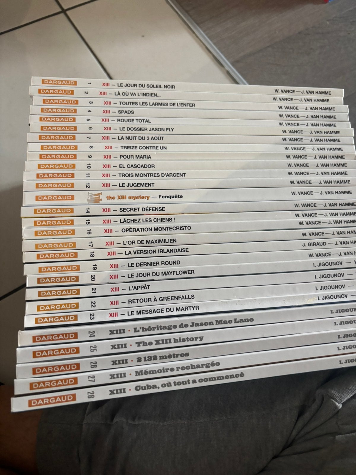 Lot de 28 BD XIII, Boeken, Stripverhalen, Ophalen, Zo goed als nieuw