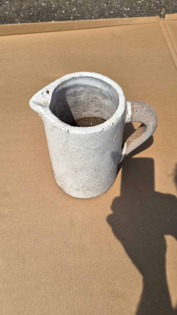 Antieke vintage aardewerk kan/kruik, Enlèvement