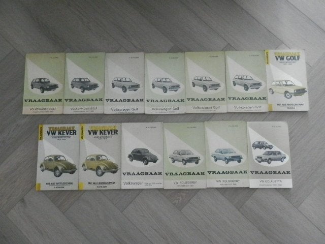 Vraagbaken diverse VW modellen o.a. Golf MK1, Auto diversen, Handleidingen en Instructieboekjes, Ophalen