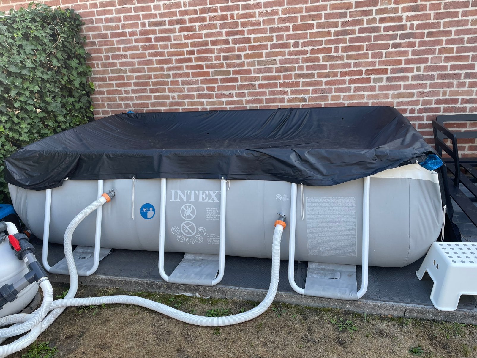Zwembad intex, Ophalen, Gebruikt, Opzetzwembad, 200 tot 400 cm