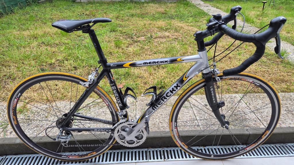 Chique als nieuw Amerikaanse fiets "Merckx" Alum - Carbon, Aluminium, 49 tot 53 cm, Zo goed als nieuw, Ophalen