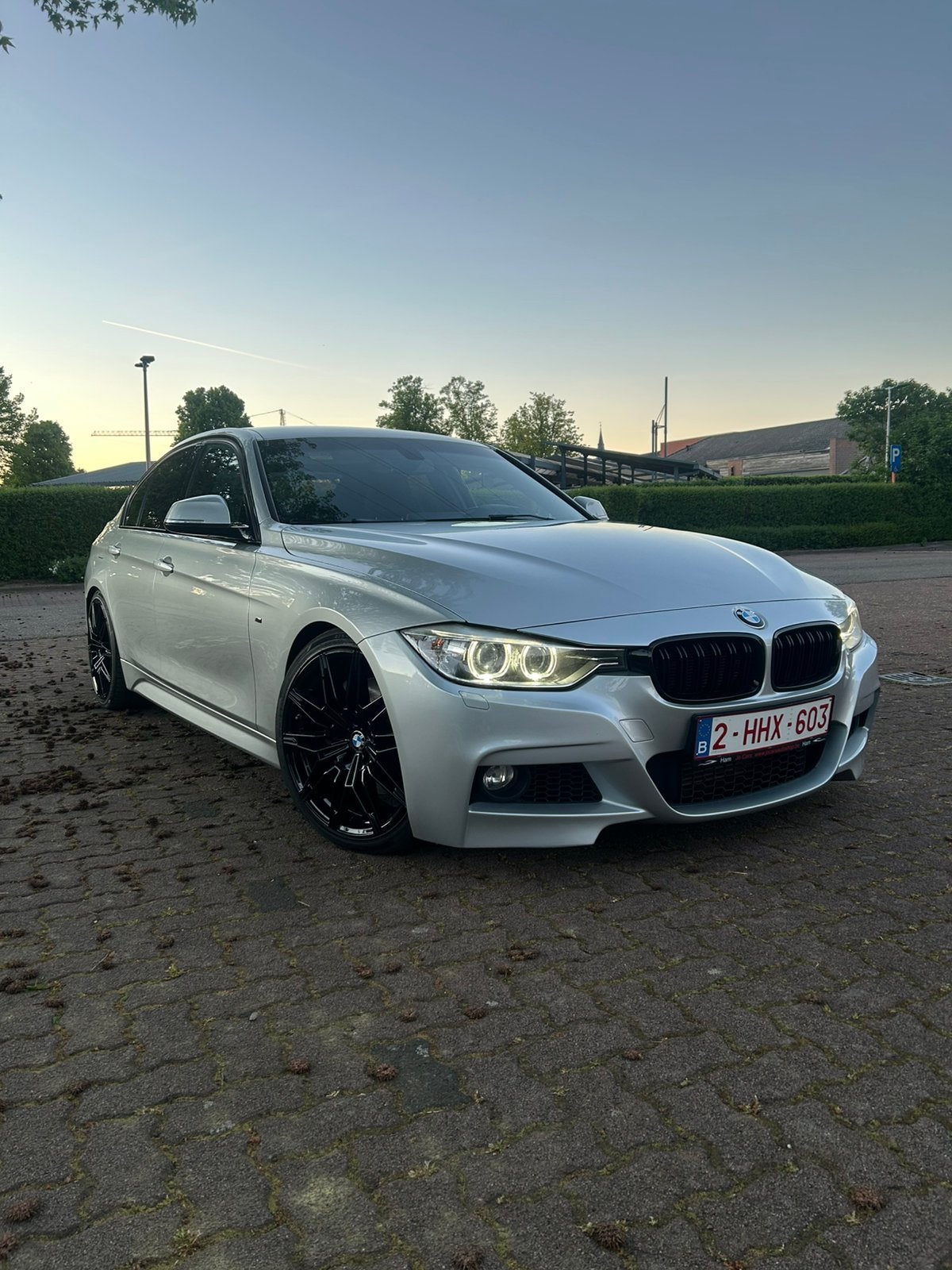 Bmw 335d f30, Autos, Cuir, Argent ou Gris, Noir, 6 cylindres