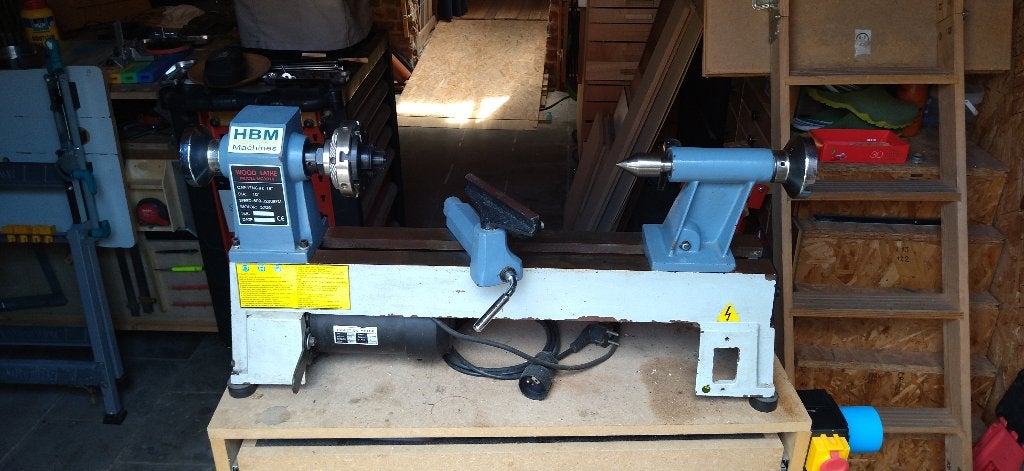 Tour a bois, Enlèvement, Utilisé, Tour à bois, Moins de 500 mm