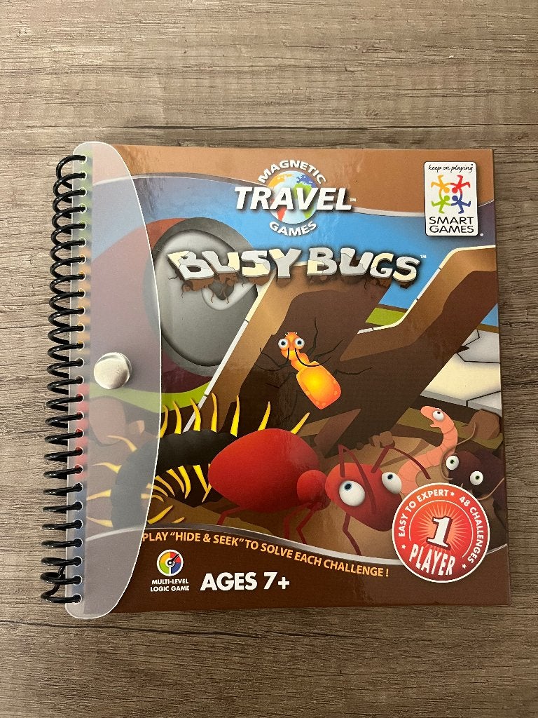 JEU DE VOYAGE MAGNÉTIQUE Busy bugs, 1 ou 2 joueurs, Enlèvement, Comme neuf, Jeu de voyage
