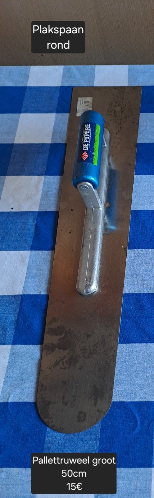 Plakspaan rond 50cm Nieuw, Ophalen of Verzenden, Nieuw